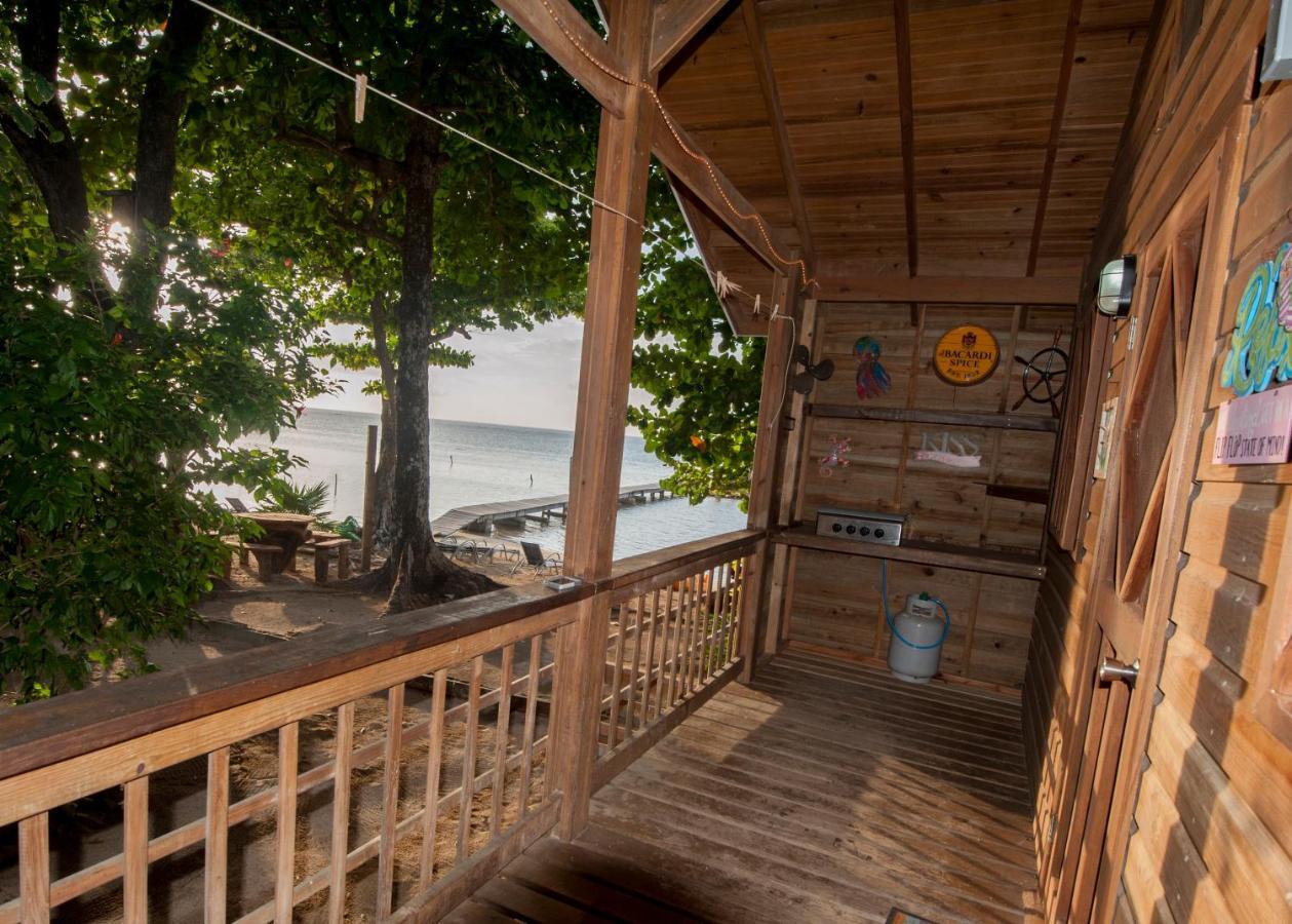 Blue Island Divers Casita Azul Villa Sandy Bay Bagian luar foto